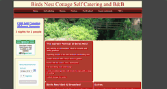 Desktop Screenshot of birdsnestcottage.co.uk
